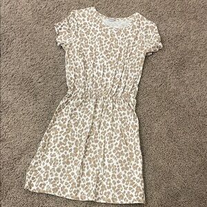 Old Navy Leopard Print Short Sleeve Dress, small